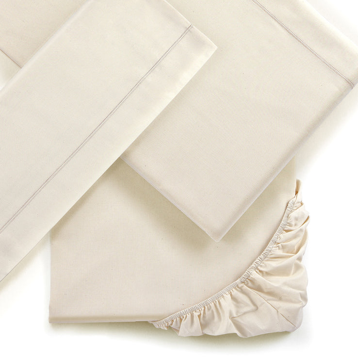 ompleto sheets 1 and a half square mymami organic cotton natural