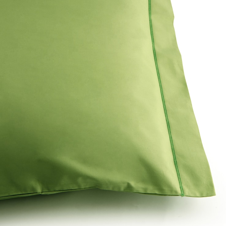 Pillowcase mymami leaf color in organic cotton