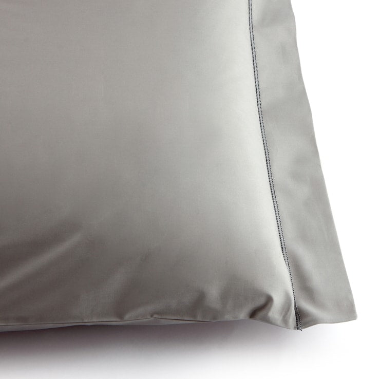 Stone color mymami pillowcase in organic cotton