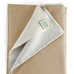 Double mymami duvet cover bag 1 square and a half hazelnut and natural