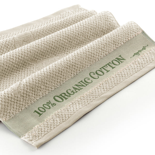 Organic cotton towel Mymami green