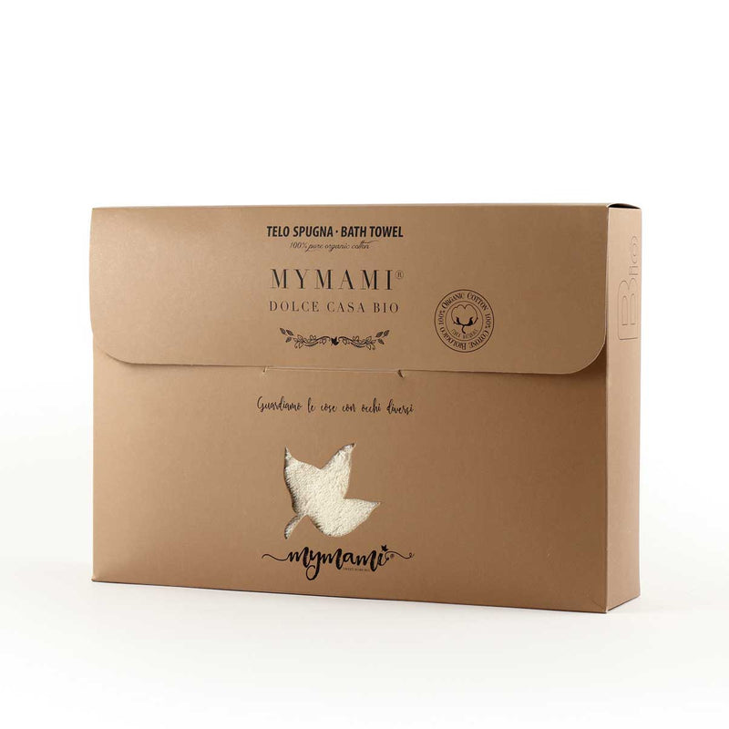 FSC box for Mymami cloth in natural organic cotton Natural color